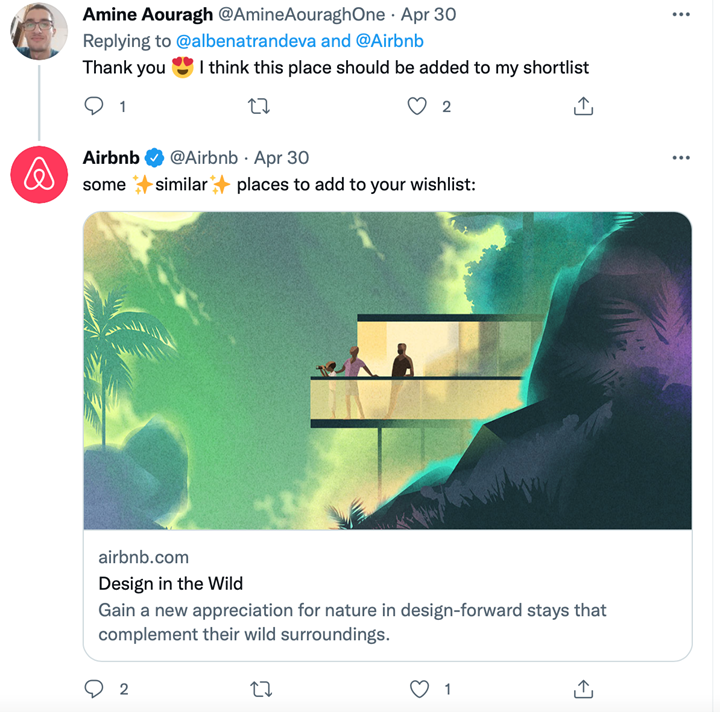 Airbnb tweet